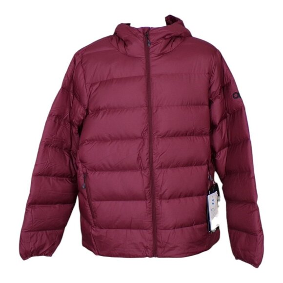 NWT Outdoor Research Coldfront 700+ Down Jacket Hoodie Wine Size XL #1061 - Picture 1 of 16